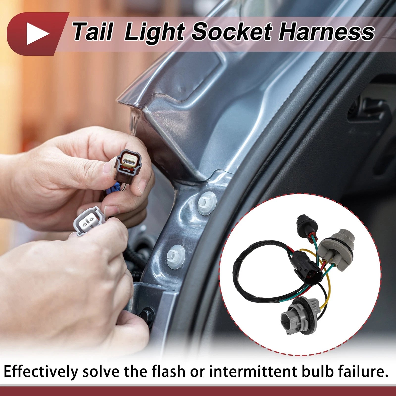 Tail Light Socket Wiring for Kia Sorento (2015–2018) No. 92480C6000