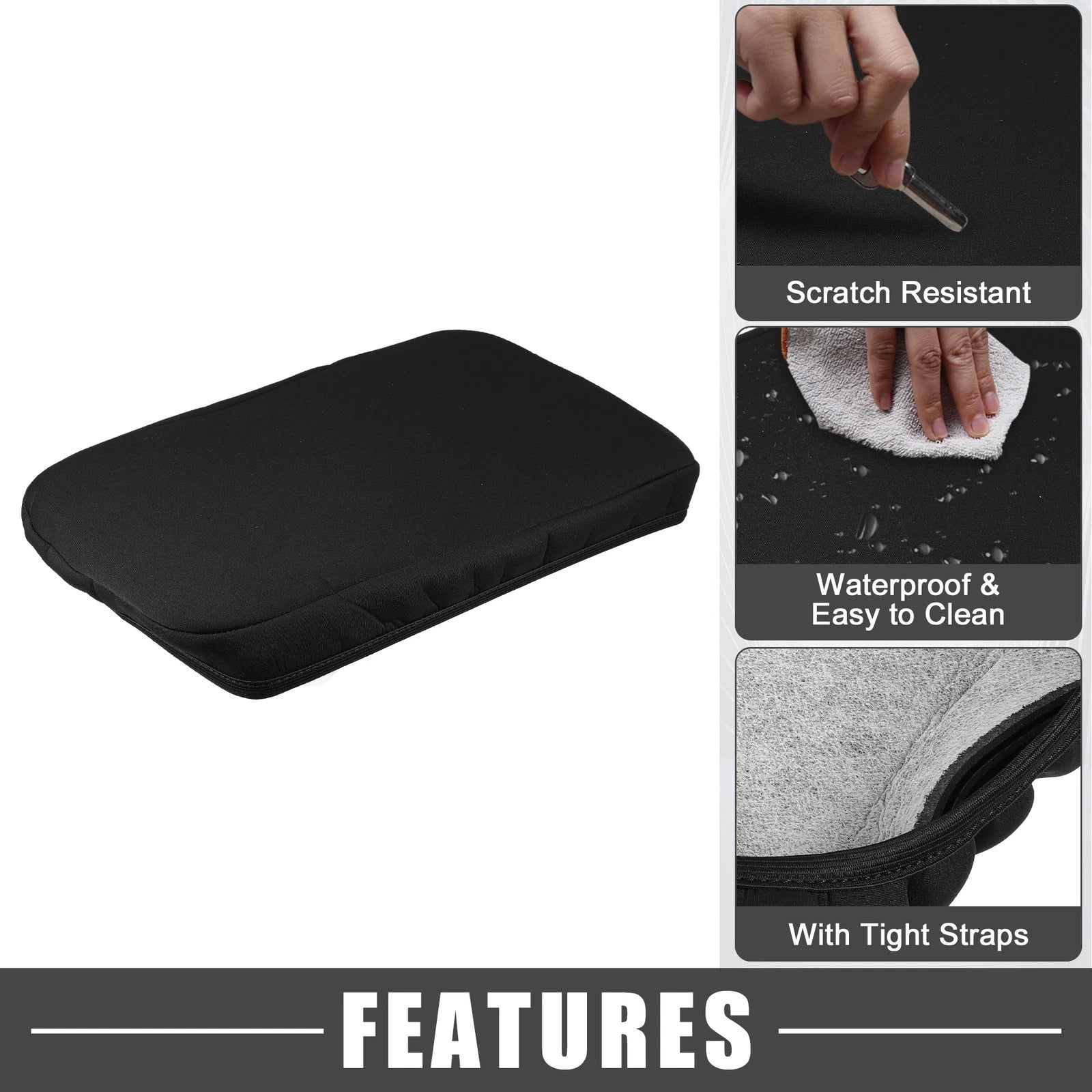 Armrest Console Cover Protector for Mazda CX-30 (2020–2023) Black