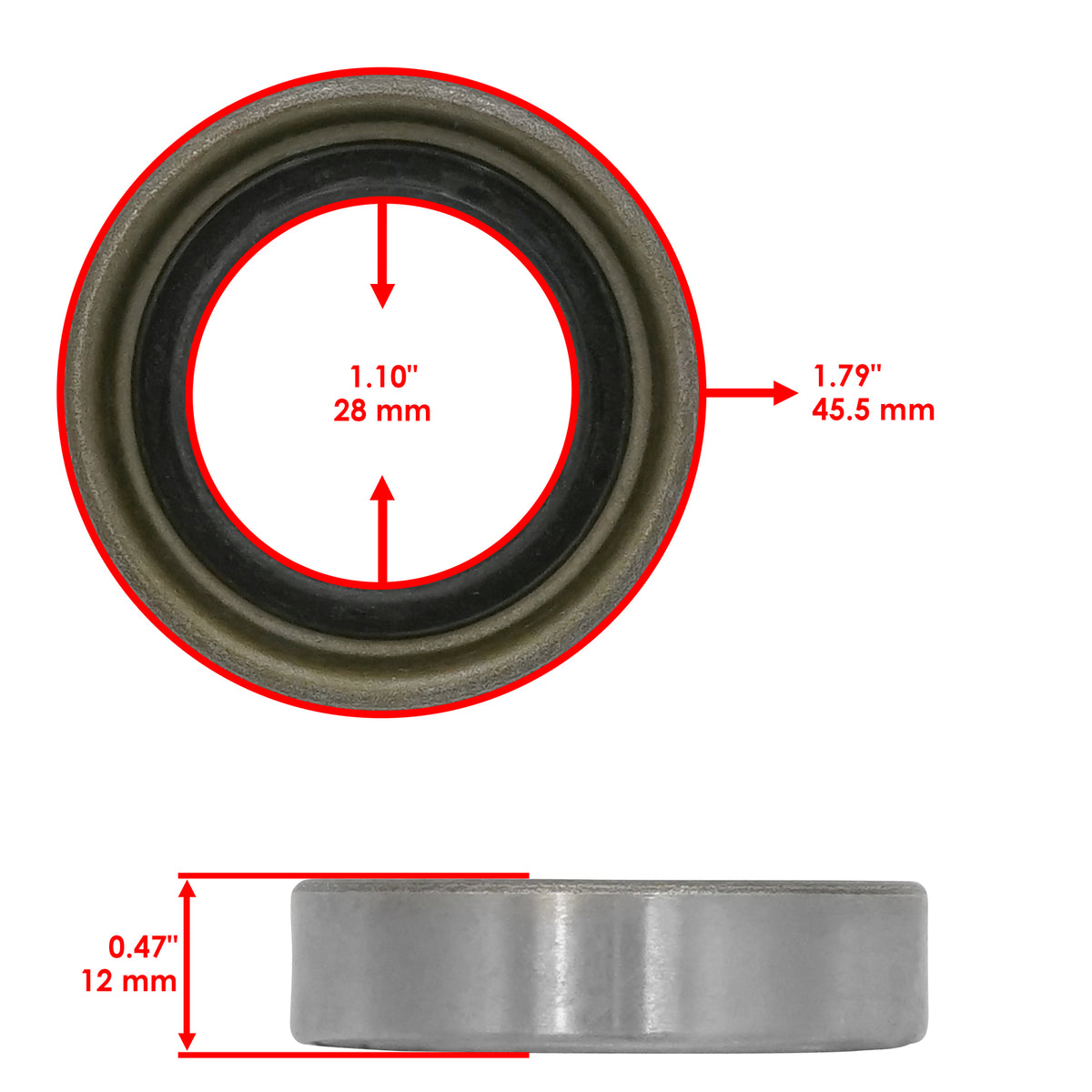 Wheel Axle and Bearing Kit for Scag (2000–2020)