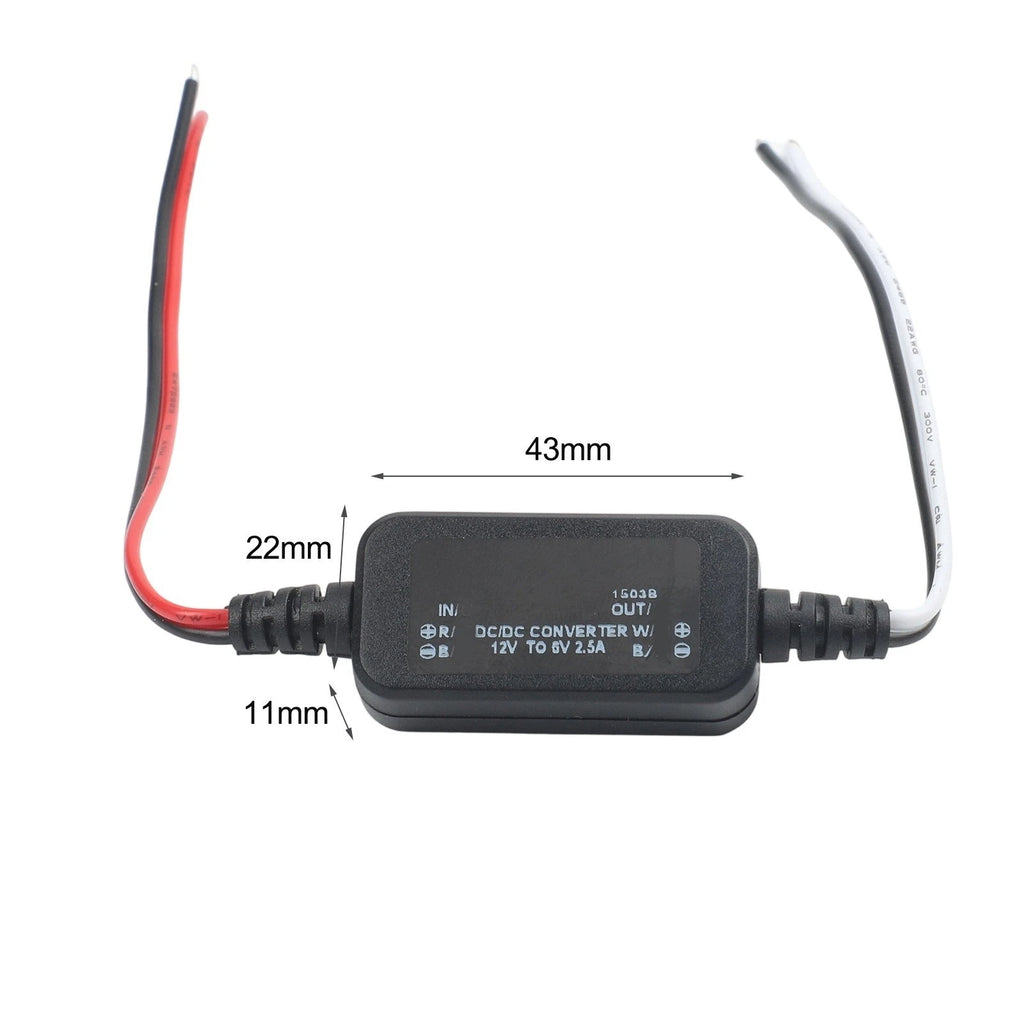 DC Voltage Reducer Converter 12V to 6V for Various Applications (12V-6V)