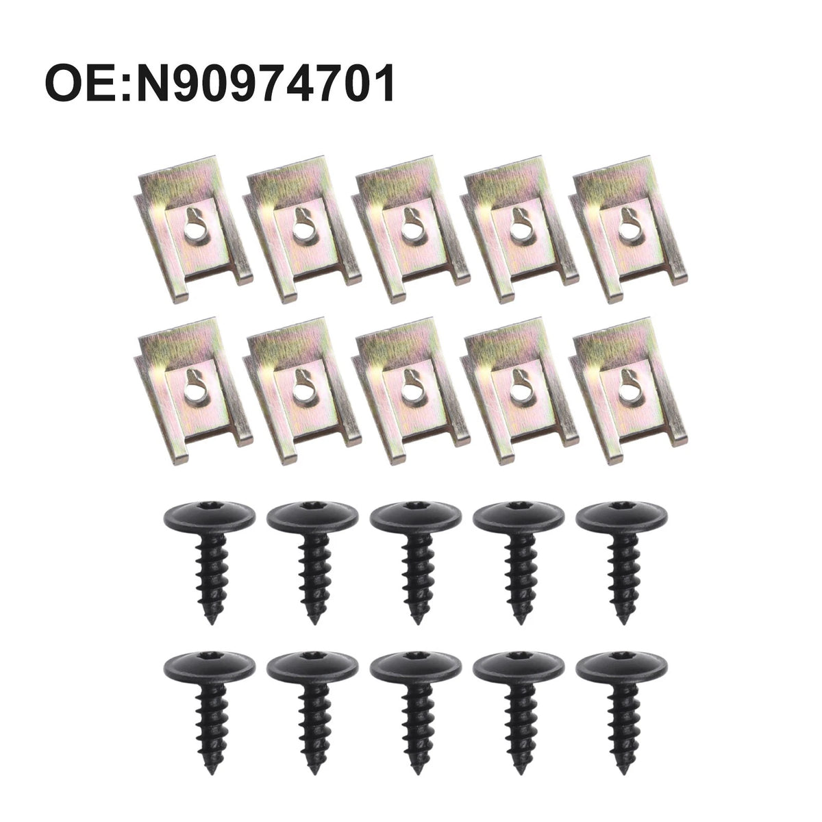 Screws & Clips 20PCS Bolt-On And Fastener For Golf For Passat