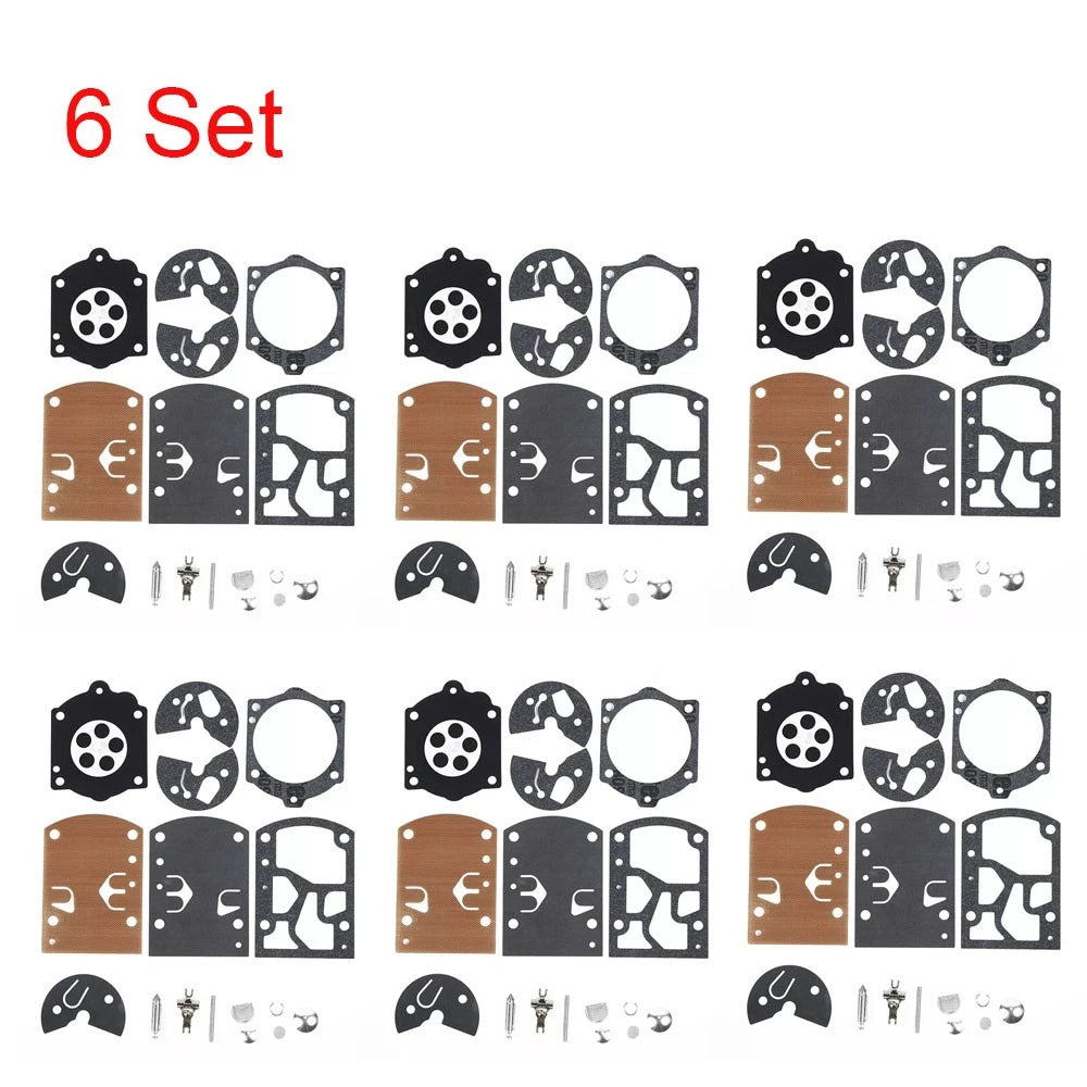 Set of 6 Chainsaw Carburetor Repair Kits K10-WB for Homelite 650 750