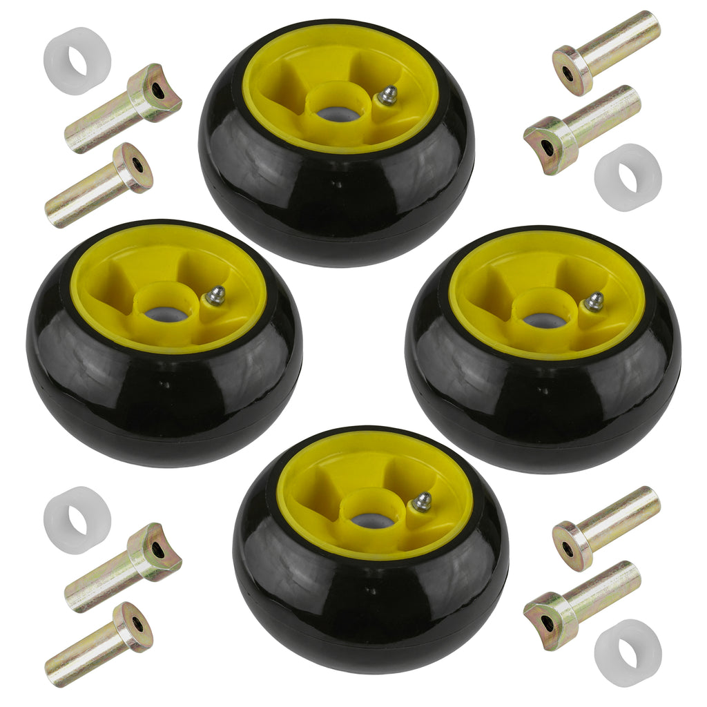 Deck Wheel Kit for John Deere 325 335 345 355D Mower (48 and 54 Inch)