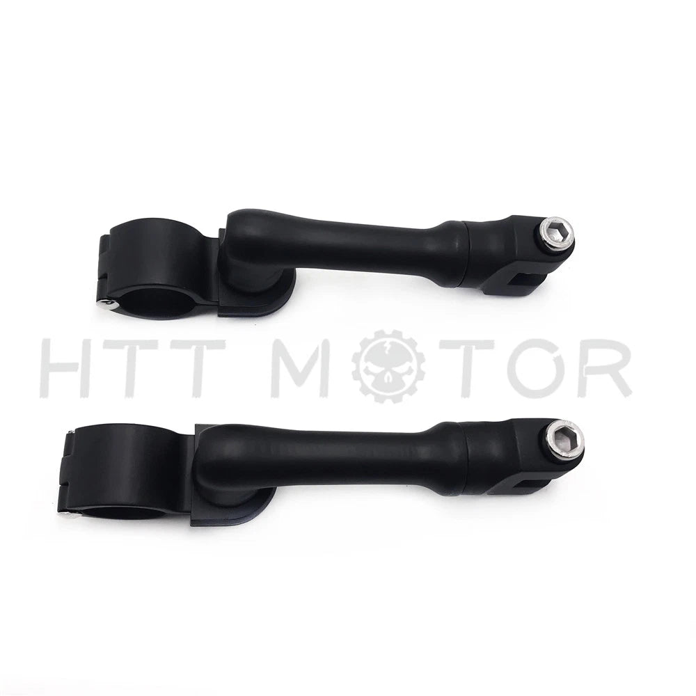 Footpeg Mounting Kit for Gear Skull (1.5", Chrome, Black)