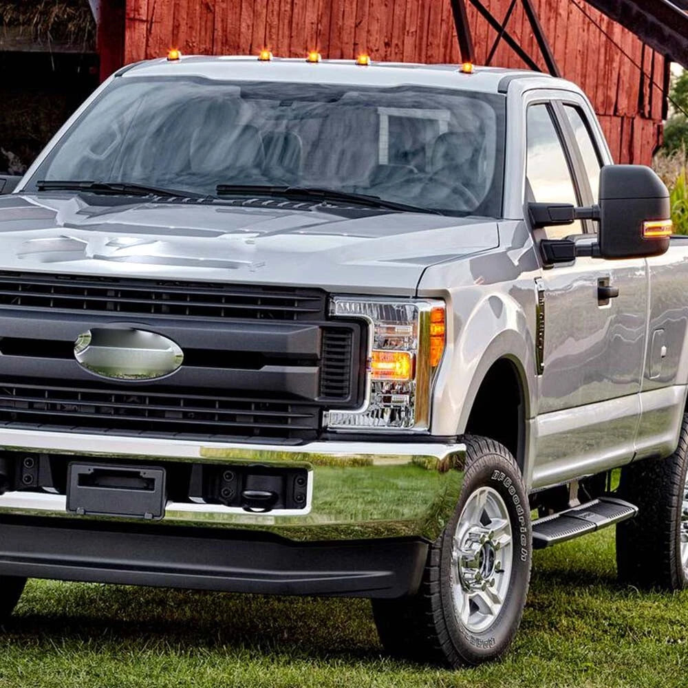 5X White LED Cab Roof Marker Light for Ford F-250/350/450/550 (2017–2022)