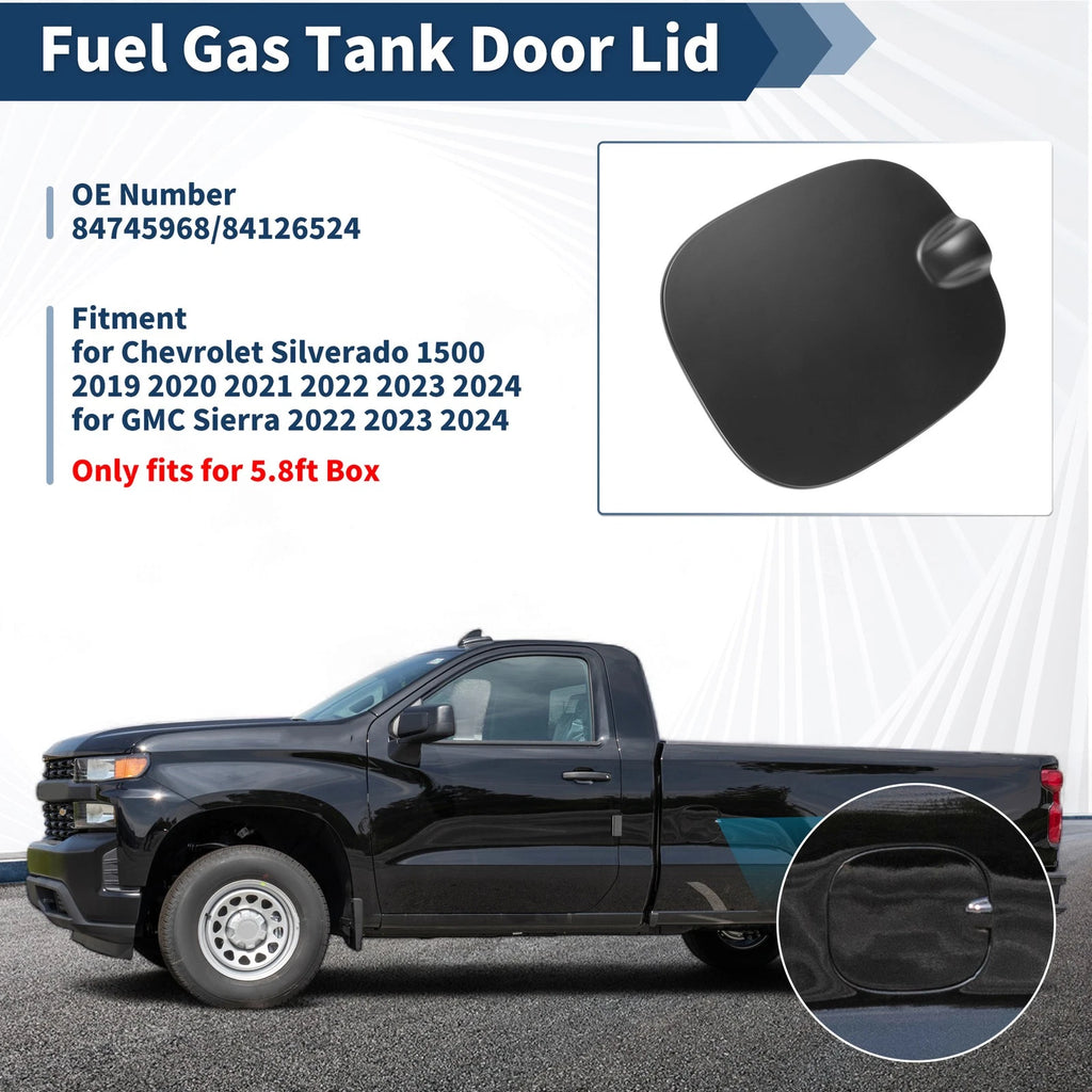 Fuel Tank Door Replacement for Chevy Silverado 1500 (2019–2024) Gas