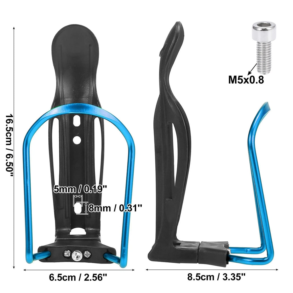 2PCS Adjustable Drink Holder Cup Bottle Cages for Motorcycle Bicycle (Blue)