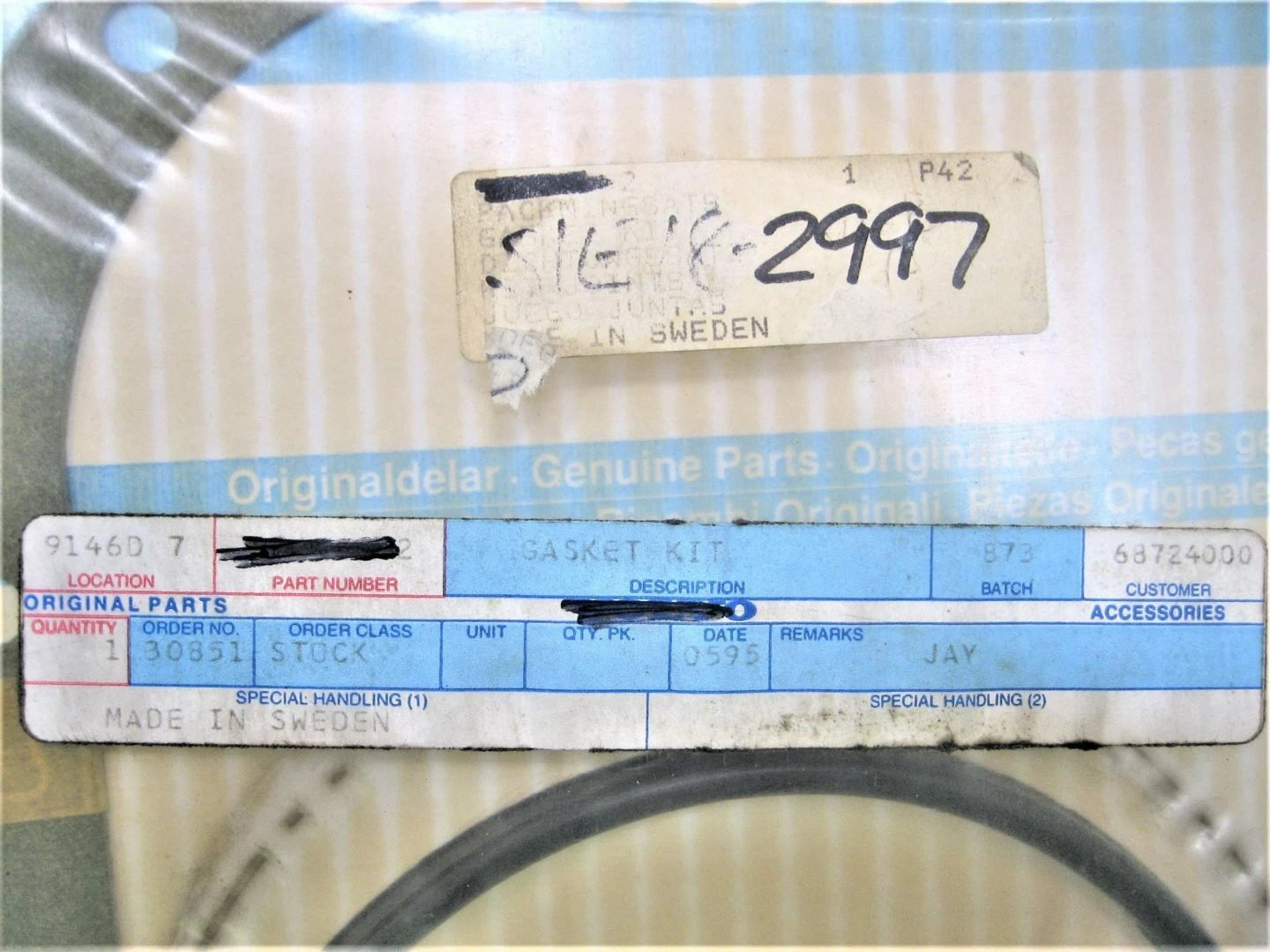 Engine Head Gasket Conversion Kit for Volvo Penta AQ (18-2997)