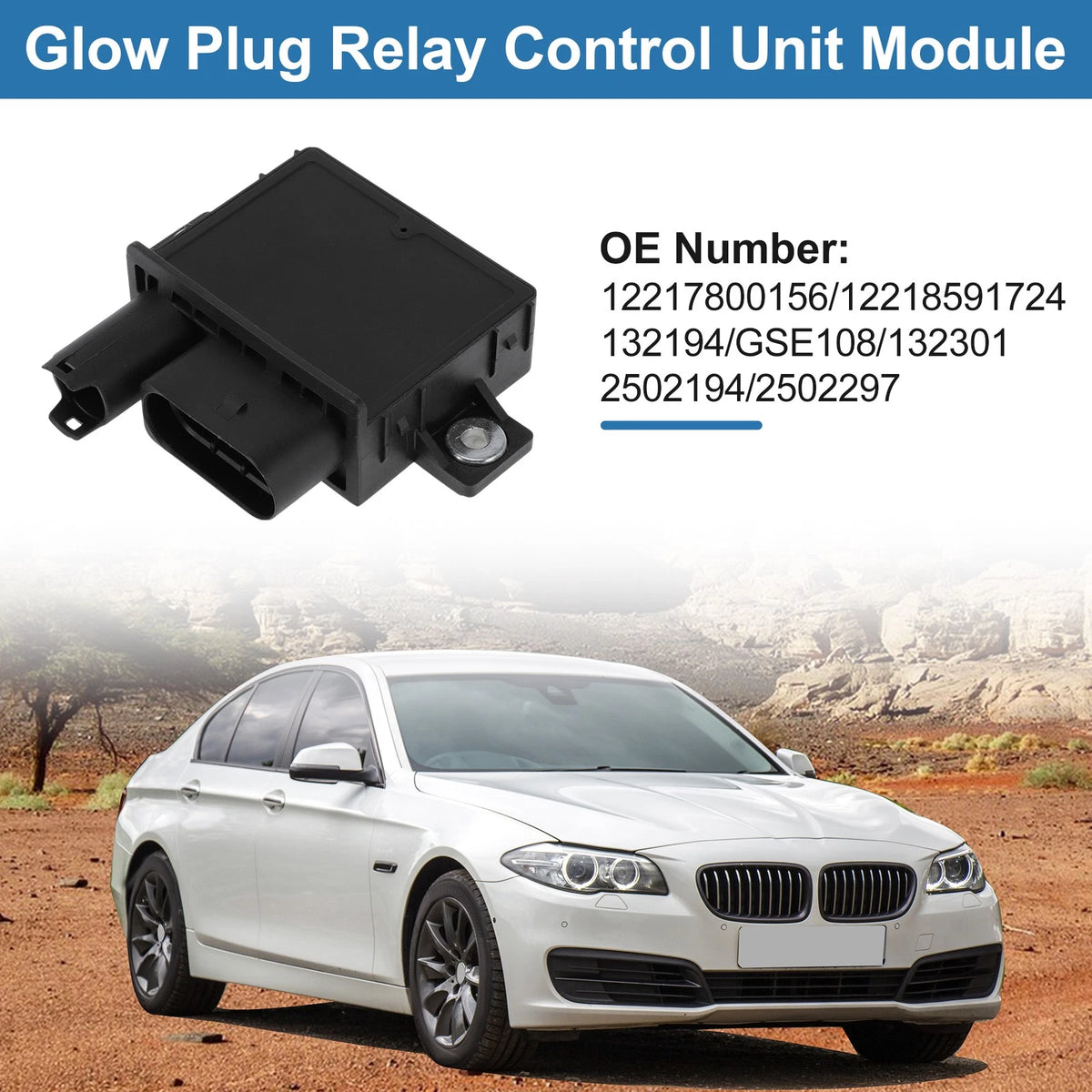 Glow Plug Relay Control Module No.12217800156 for BMW X6 E71 (2009–2014)