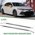 2pcs Front Left Right Window Weatherstrip Seal for Toyota Camry (2012–2014)