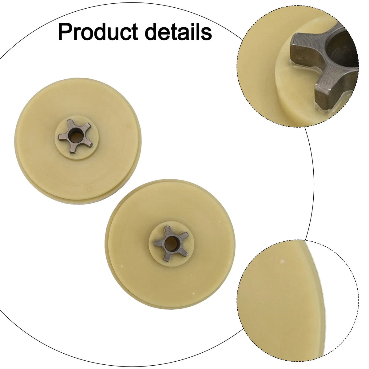 Chainsaw Sprocket Gears for Compatible Models (No Part Numbers Provided)