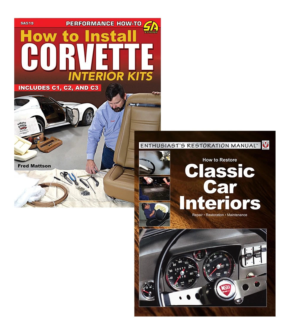 Corvette C1-C2-C3 Interior Restoration Kits 2-Book Set