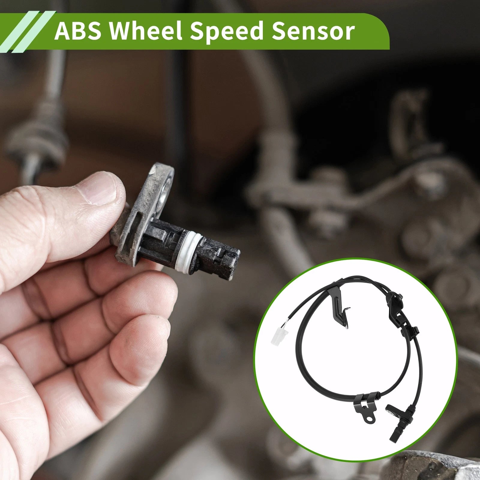 ABS Wheel Speed Sensor Front Left Replacement for Toyota Myvi (2005–2020)