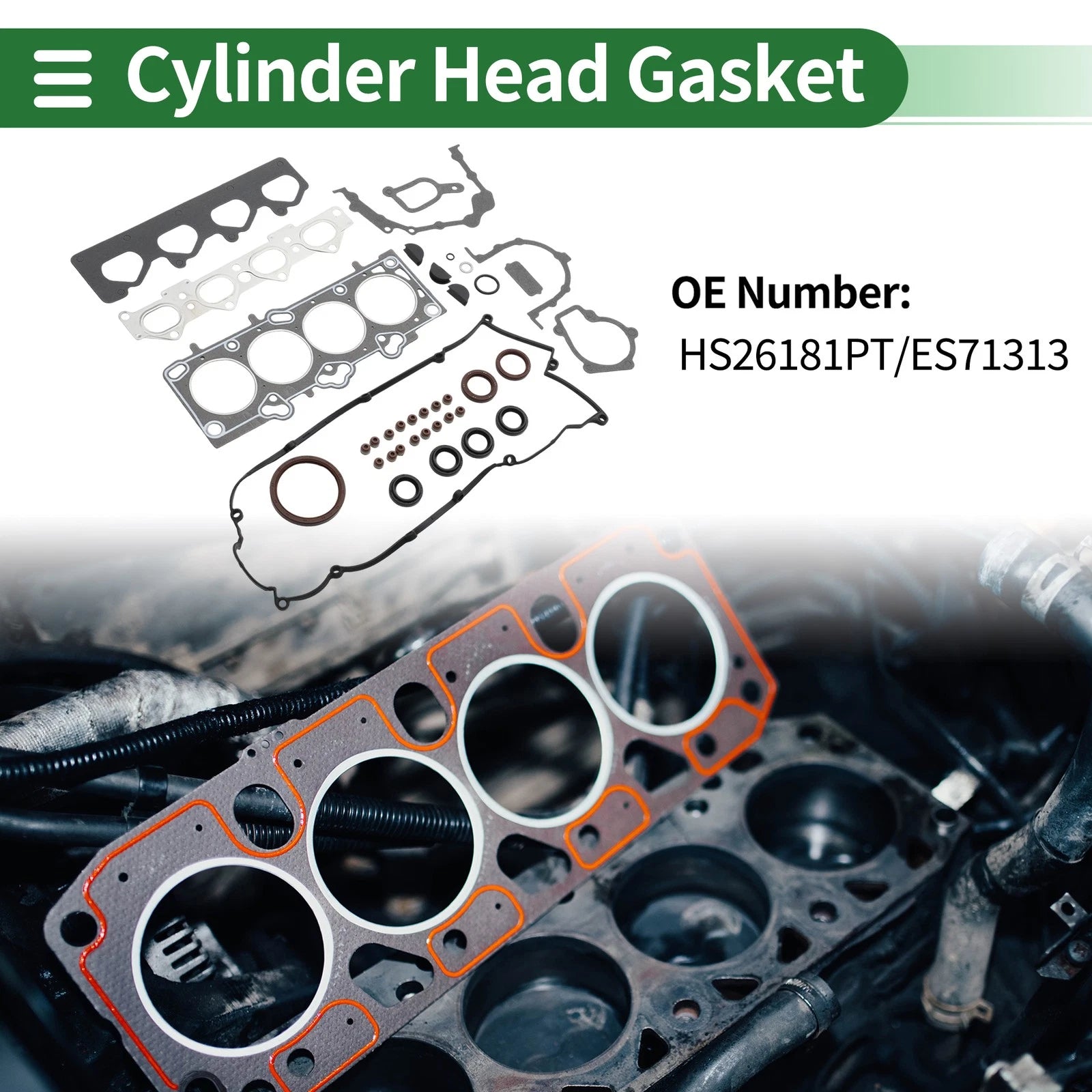 Engine Cylinder Head Gasket Replacement for Hyundai Tucson 2.0L (2016–2021)