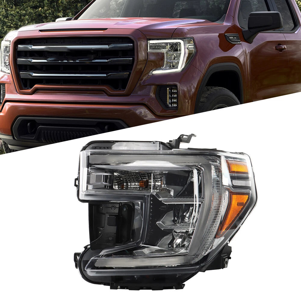 Driver LH Headlight Assembly for GMC Sierra 1500 (2019–2021)