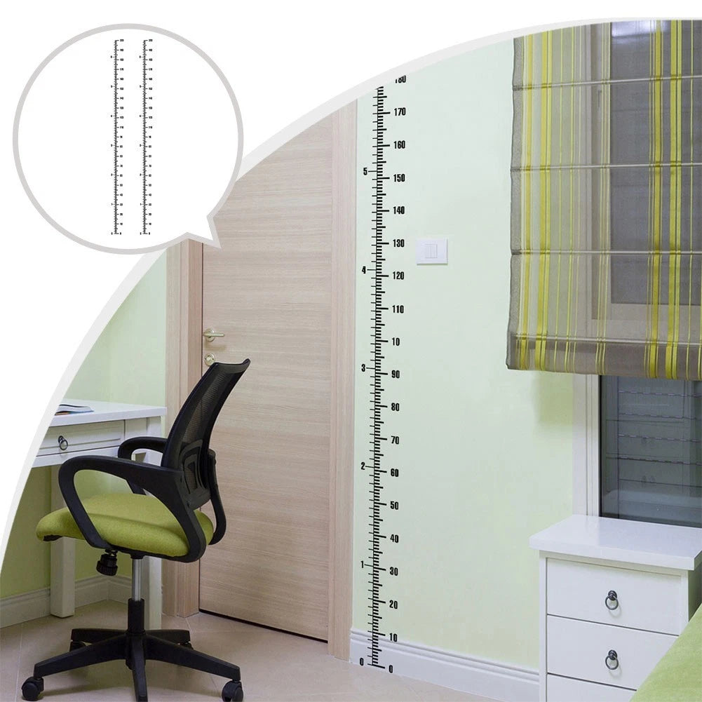 2X Height Tracking Wall Decal for Children PVC Sticker