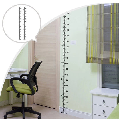 2X Height Tracking Wall Decal for Children PVC Sticker