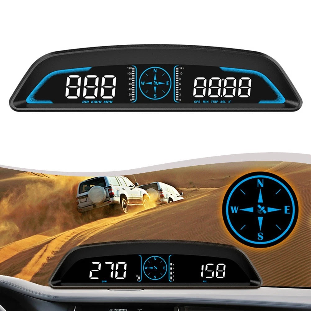 GPS Speed Meter for Cars with Automatic Brightness Adjustments