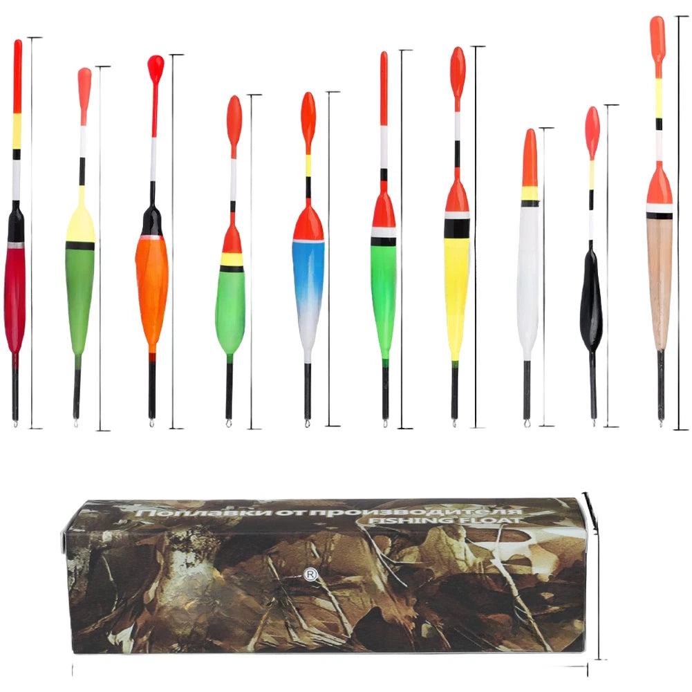 Balsa Wood Floats for Shore Fishing - Lightweight Construction