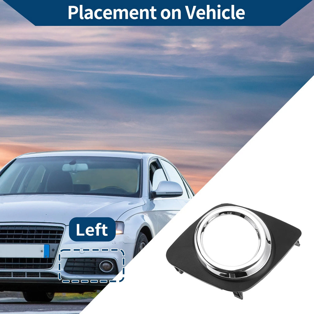 Front Left Fog Light Grill Replacement for Toyota RAV4 (2009–2012)