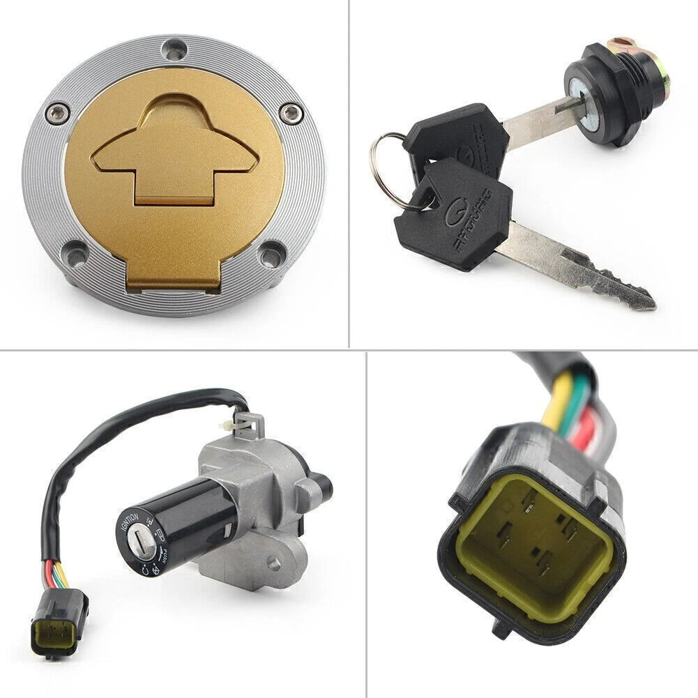 Ignition Switch & Fuel Gas Tank Cap Lock w/Key for Ducati ST2 (1998–2003)