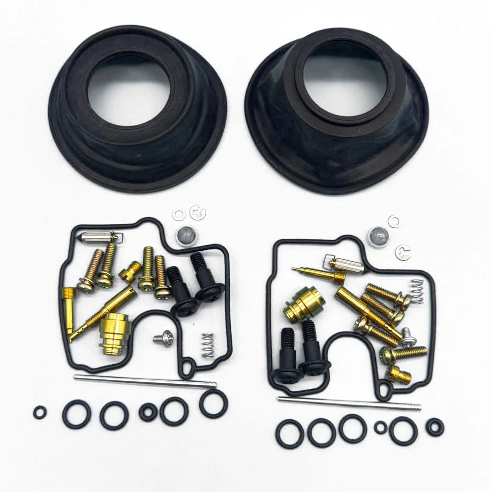 2X Carburetor Gasket Jet Rebuild Kit for Suzuki SV650 SV650S (1999–2002)