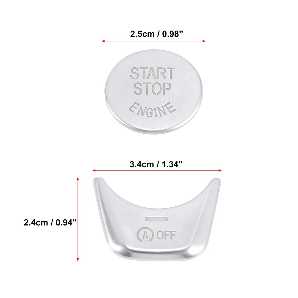 Start Stop Switch Button Cover Set for BMW 5 Series 7 Series (2011–2020)