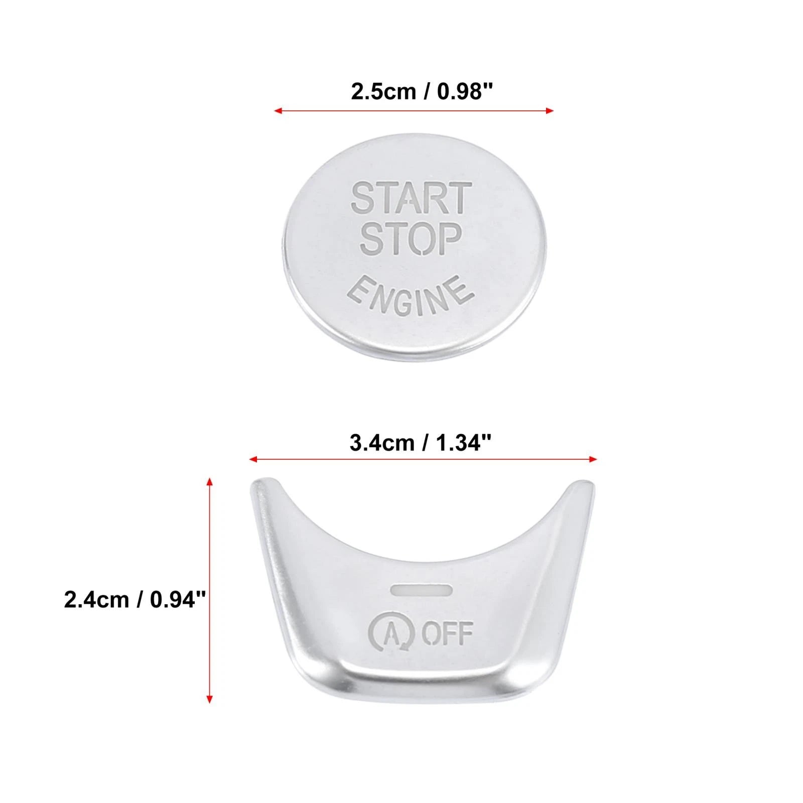 Start Stop Switch Button Cover Set for BMW 5 Series 7 Series (2011–2020)