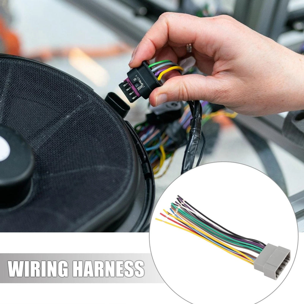 Car CD Player Wire Harness Adapter for Chevrolet Dodge Chrysler (70-6502)