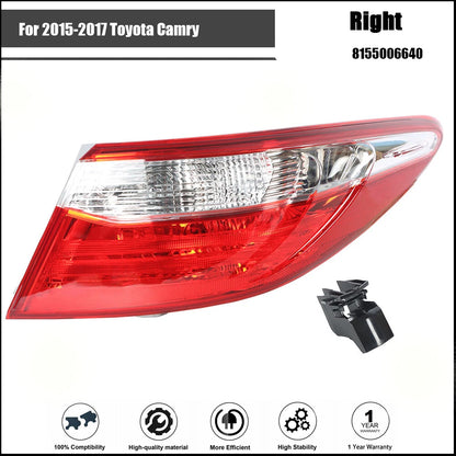Tail Light Lamp Outer for Toyota Camry (2015–2017) - Passenger Side