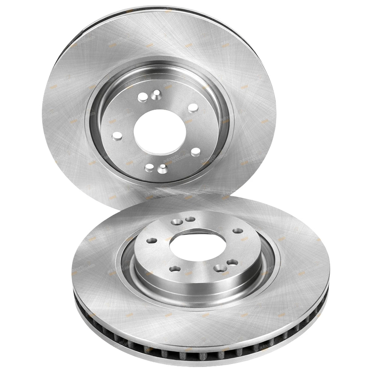 2 Front Disc Brake Rotors for Hyundai Sonata LF (2015–2019) G4KJ G4KH