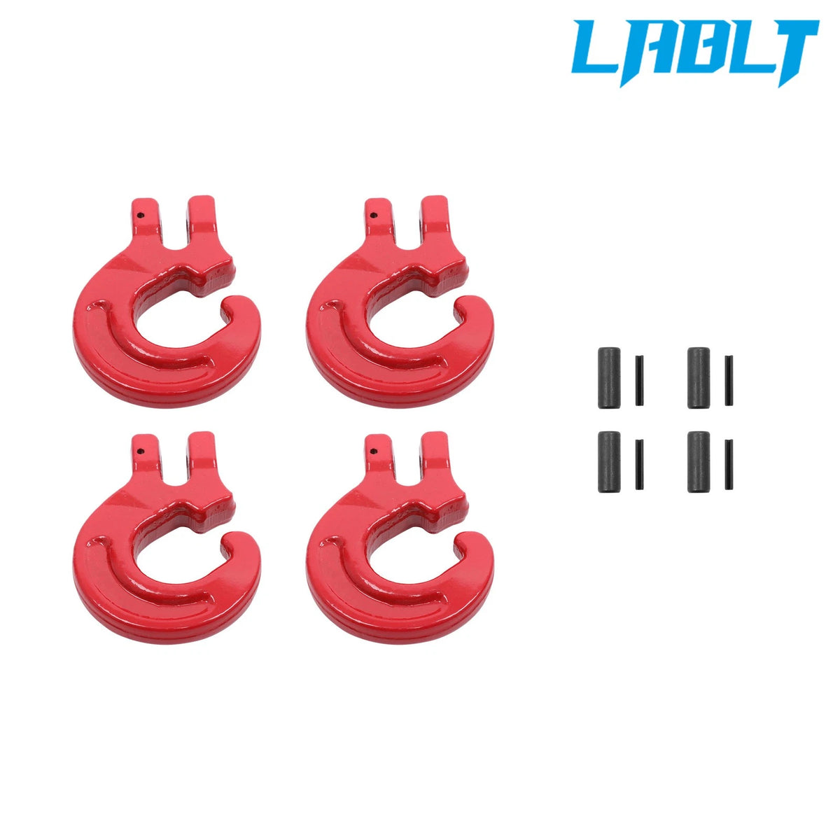 4X 5/16" Slip Logging Chain Choker Hook Metal Log Hook 4400 LBS