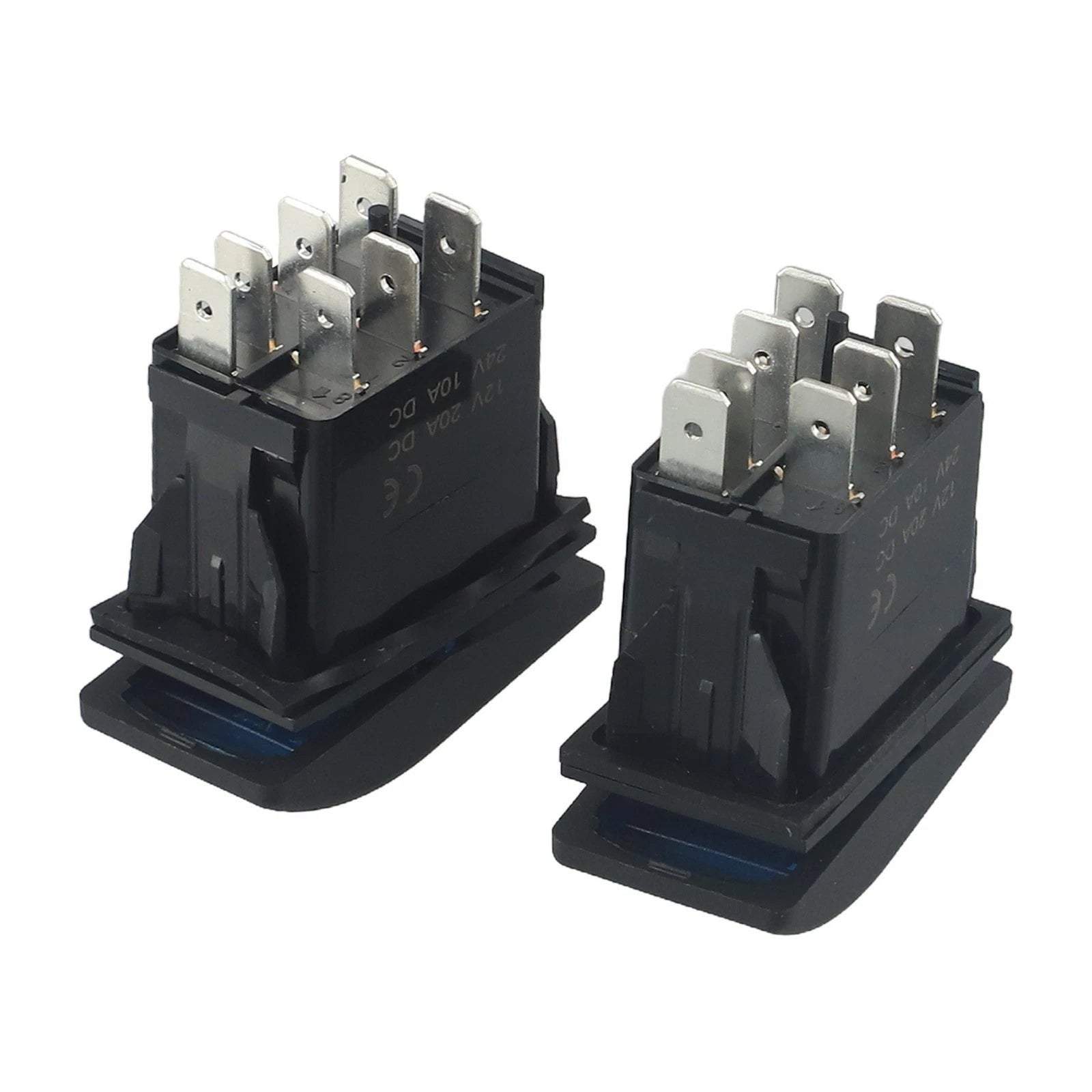 2X Momentary Switch for Boat DPDT ON OFF ON 12V 20A