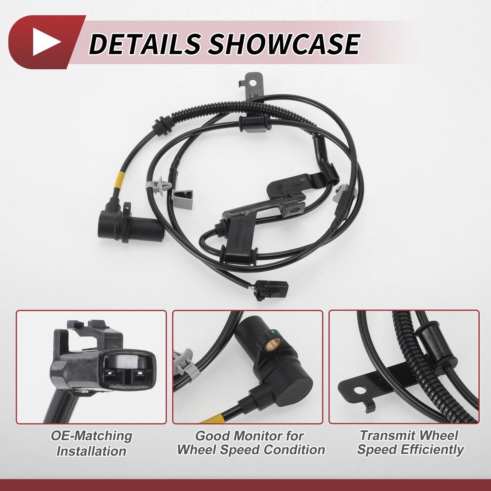 ABS Wheel Speed Sensor No. 956702F000 for Kia Spectra (2004–2009) Front Left