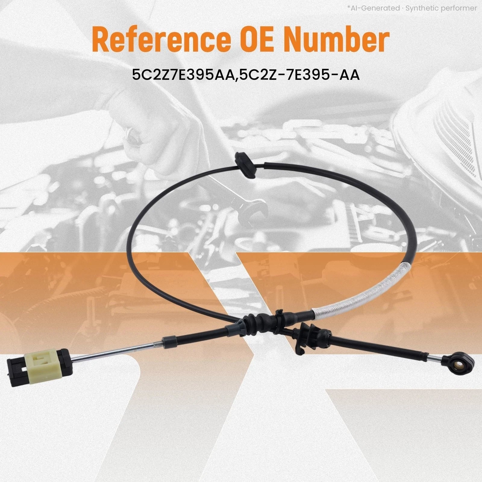 Auto Transmission Cable for Ford E150/E250/E350/E450 (2005–2014) 5C2Z7E395AA