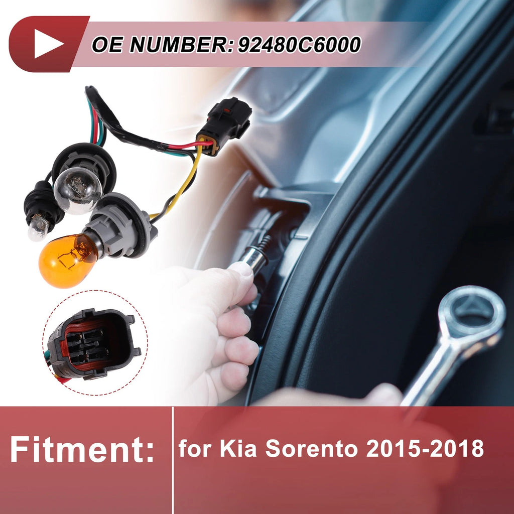 Tail Light Socket Wiring for Kia Sorento (2015–2018) No. 92480C6000