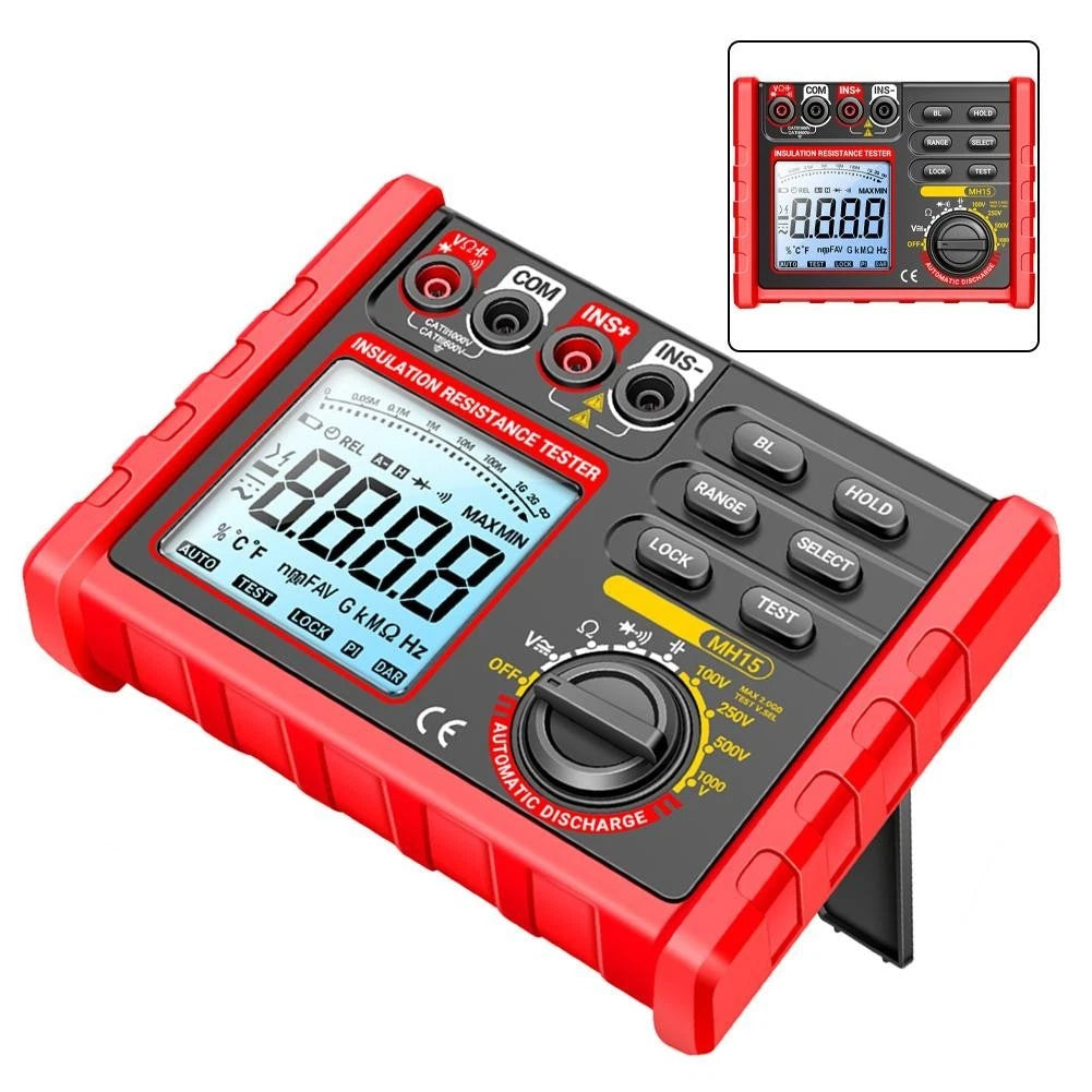 Insulation Resistance Meter with Multiple Measurement Functions