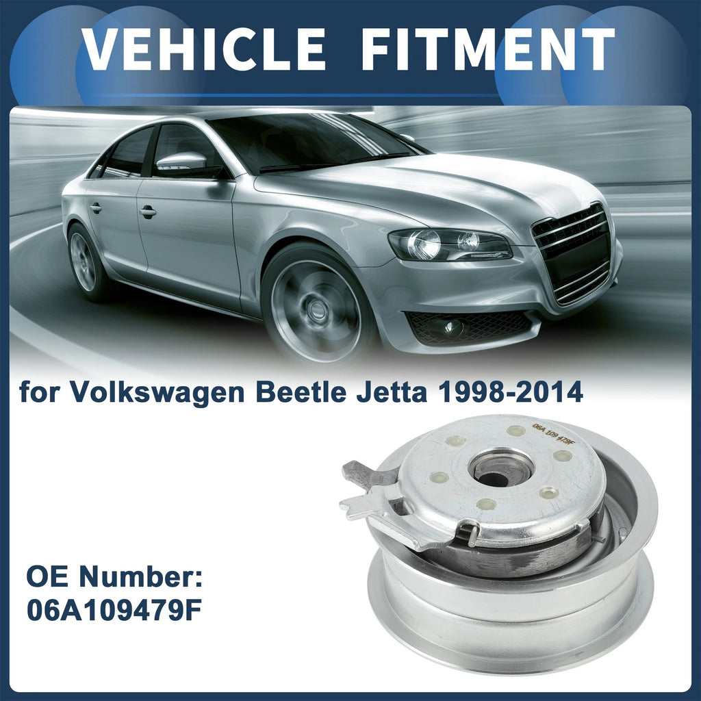 Belt Tensioner Replacement for Volkswagen Beetle Jetta (1998–2014) Metal 1 Pc