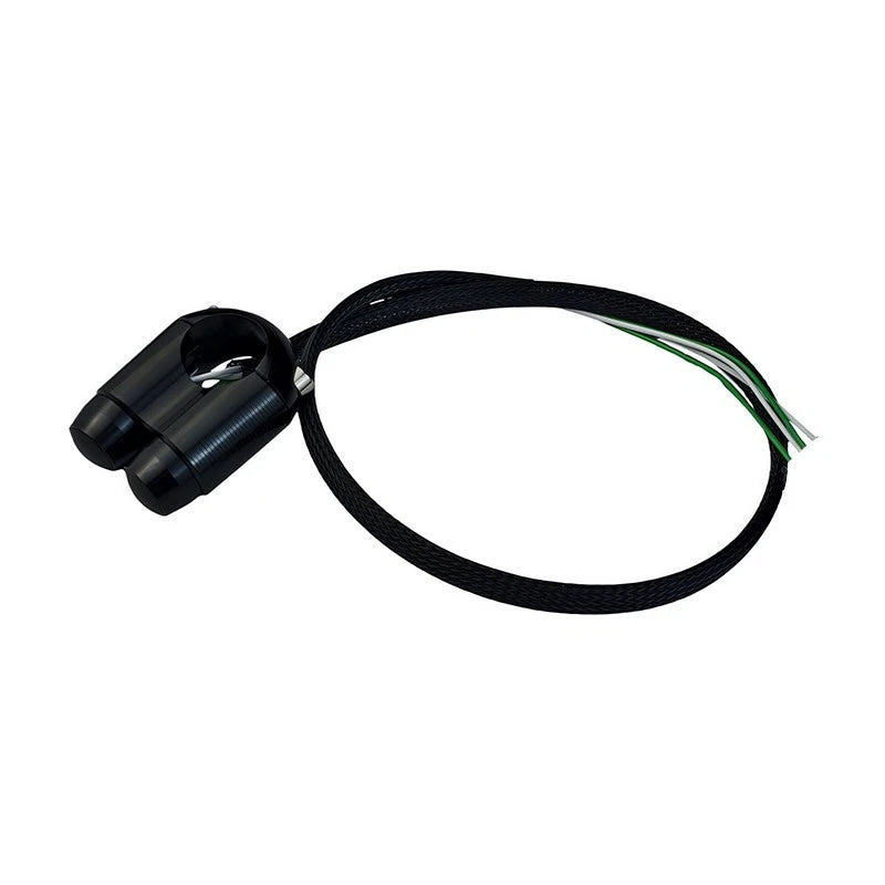 Two-Function Handlebar Switch for Motorcycles (Aluminum Alloy Body)