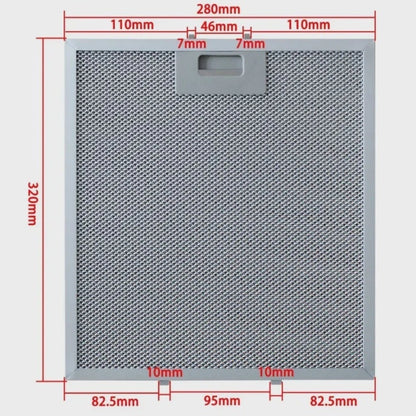 Aluminum Grease Filter 280mm x 320mm for Teka DS60 DE60 (Use)