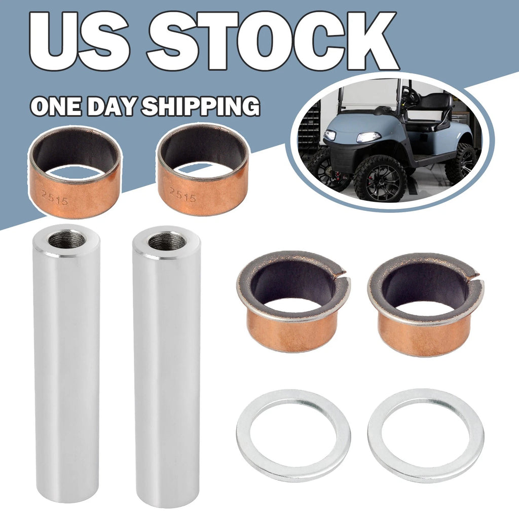 Spindle King Pin Tube Bushing Repair Kit for EZGO RXV Golf Cart (2008–Present)