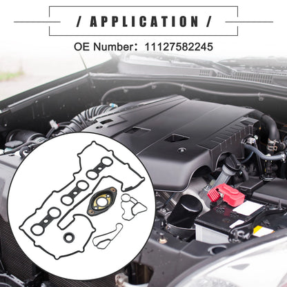 Engine Valve Cover Gasket Kit Replacement for BMW 528xi 535xi (2008–2013)