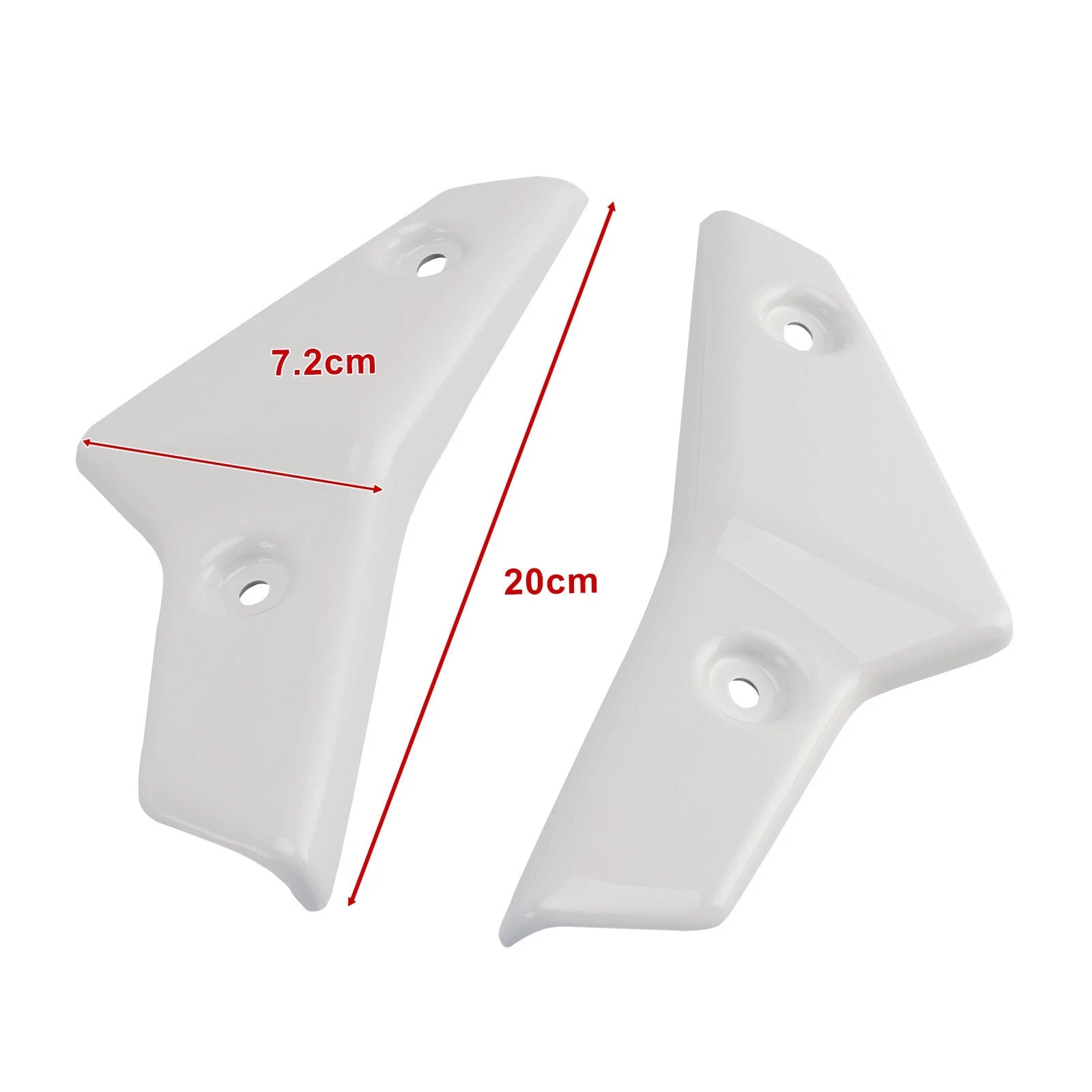 Radiator Side Cover Fairing Panels for Street Triple 765 R/RS (2020–2022) White