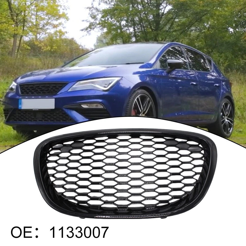 Front Hood Grille for Seat Altea (2004–2015) - Black ABS