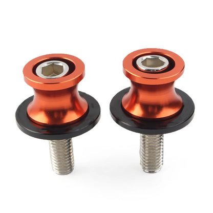 Swingarm Spools for Kawasaki ZX6R (1998–2011) Orange CNC