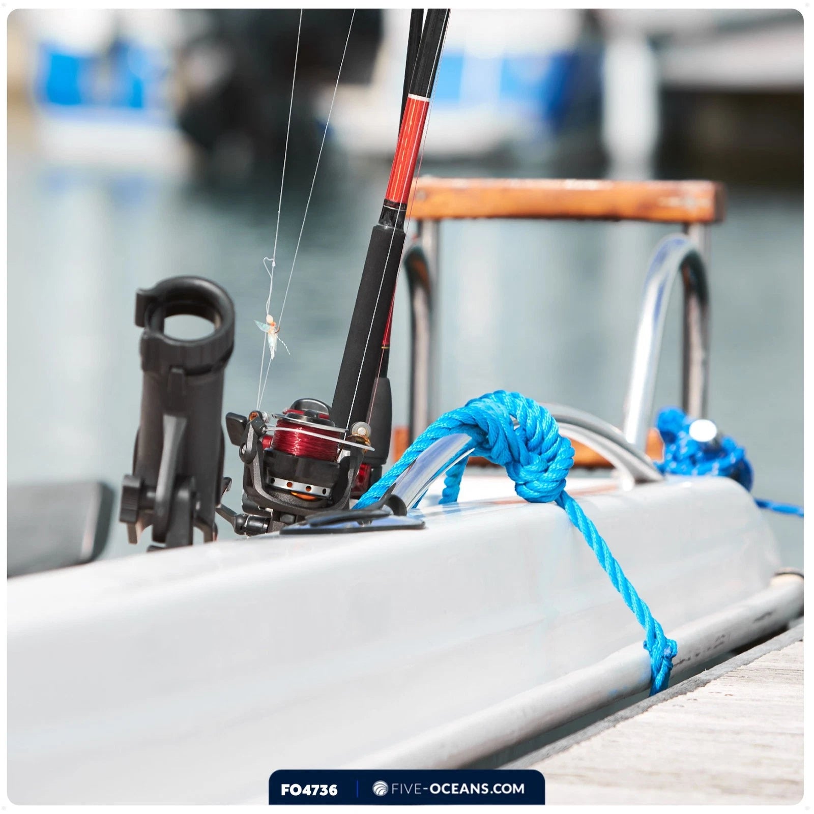 Fishing Rod Holder Deck Mount Base for Universal Use (2010–2023)