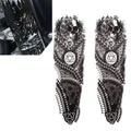 Custom Front Fork Skull Decal Medallion Stickers for Harley Yamaha