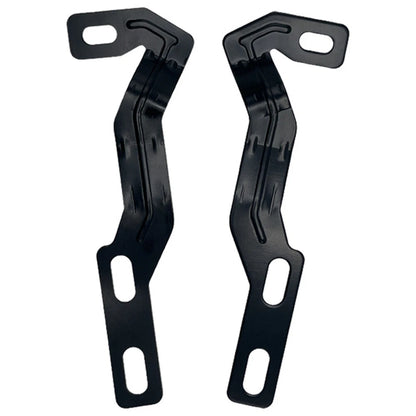 Pair Engine Hood Hinge Ditch Light Mounting Brackets For Toyota Tacoma 16-21