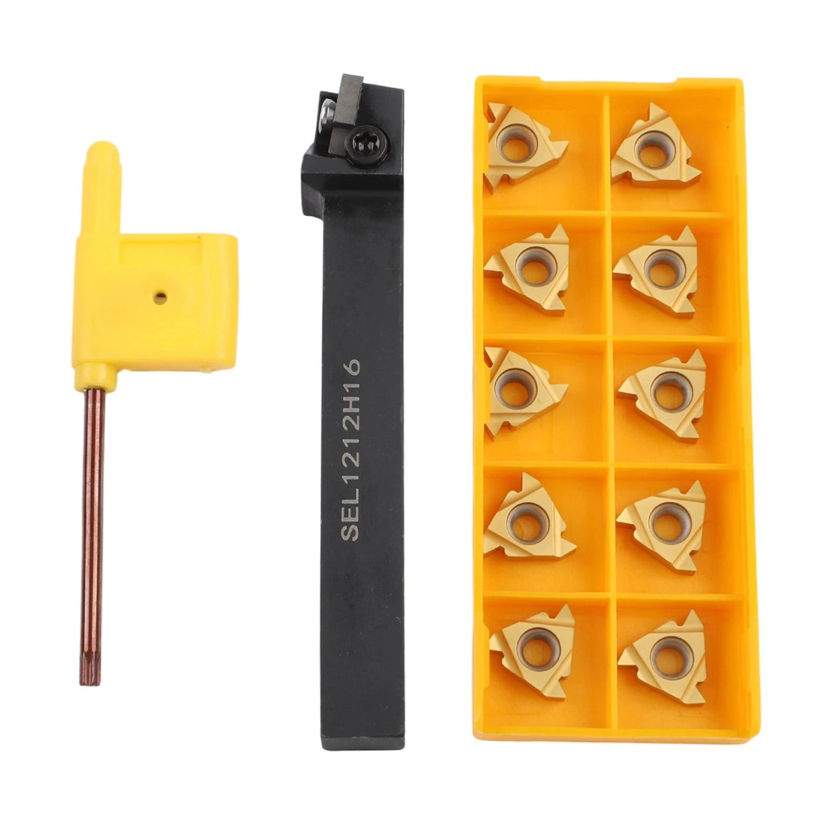 SEL1212H16 Alloy Steel Tool Holder for Lathe with 16IR AG60 Inserts