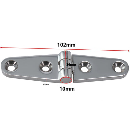 Marine Grade Stainless Steel Hinge Strap Butt Hinges for A4 Hatch Door